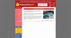 Desktop Screenshot of holidayvillas247.com